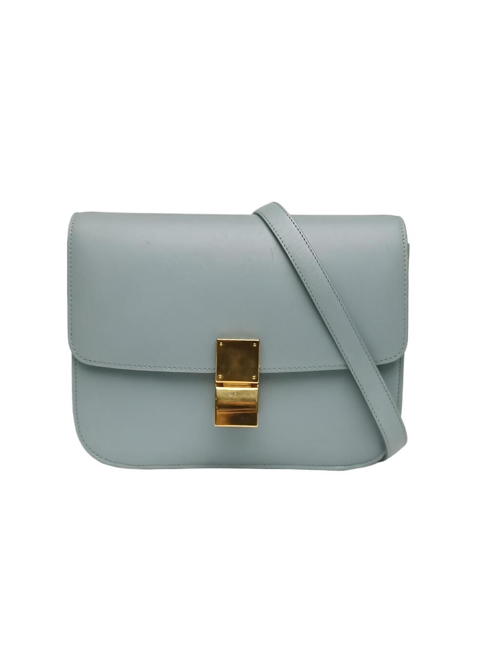 Celine Classic Box Medium Size Blue #360188C85B